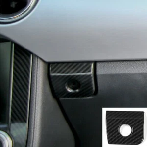 Co-pilot Passenger Storage Box Switch Button Cover Trim For Ford Mustang 2015+ - Foto 1 di 6