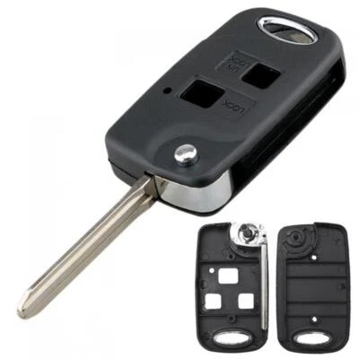 Fit for Toyota / Yaris  / Prado Replacement Car Remote Key Shell Case 2 Buttons - Image 1 of 4