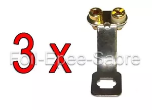 3 (TRES) enchufes de protección conectados a tierra cercas de sable de sable eléctrico de 2 clavijas - Imagen 1 de 1