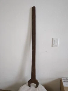 Vintage Long Large Railroad Wrench CM & S-R 42-in Long 3" - Picture 1 of 4