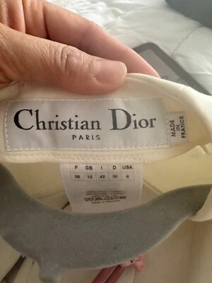 christian dior womens white suit jacket Size 6 - Image 1 of 4