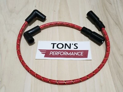Cables de bujía Harley Davidson Big Twin 99-17 FXD Dyna Softail rojo Bk Yl Foto 1 de 4