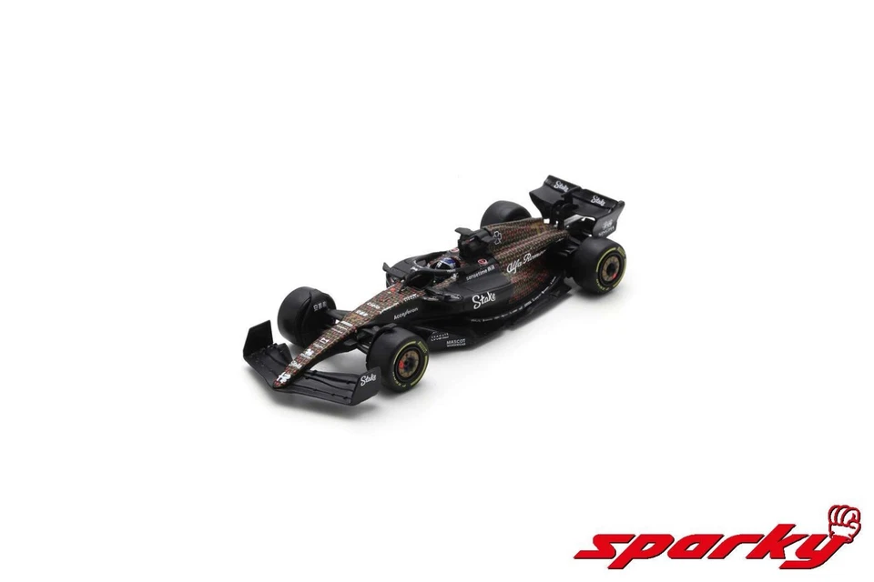 Spark 1/64 Alfa Romeo F1 Team C43 #77 Las Vegas GP 2023 Valtteri Bottas Y358 - Immagine 1 di 1