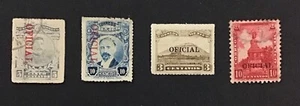 Mexico 1921-1927 F_VF MH & Used Sc#O157-59, O169-170, official mail, (W45) - Picture 1 of 2