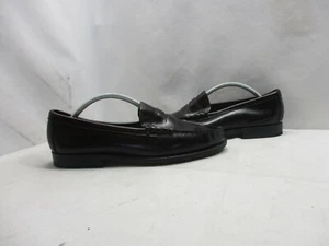 Town Craft Burgunderrot Leder Penny Halbschuhe Elegant Schuhe Herren Größe 9 EEE - Bild 1 von 9