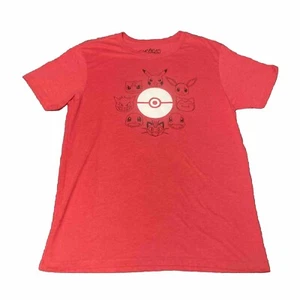 Camisa Pokémon Adulto Grande Roja Blanca Pokeball Pikachu Estampado Gráfico Camiseta - Imagen 1 de 7