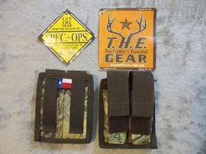 Spec Ops Brand Double Magazine Utility Pouch Green Camo Belt Texas Hunt Co 3466 - Picture 1 of 24
