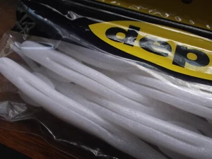 Sábalo Deps Sakamata 7 pulgadas dardo suave Fluke Jerkbait blanco perla - Imagen 1 de 6