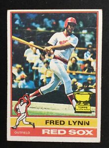 1976 Topps #50 Fred Lynn Red Sox EX/EX+ All Star Rookie Cup