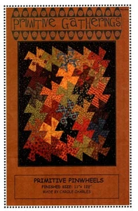 Primitive Pinwheels Quilt Pattern & Template by Primitive Gatherings PRI946 - Picture 1 of 2