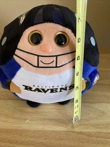 Baltimore Ravens Ty 7.5 Inch Beanie Ballz Plush Cover