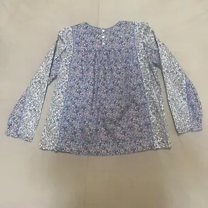 Liberty J Crew Womens Sz 6 Mixed Floral Long Sleeve Blouse Shirt Top w/ Buttons - Picture 1 of 10