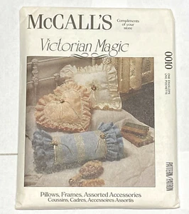 McCALL'S #0010 PILLOWS FRAMES BASKET BOX Sewing PATTERN UC BRIDAL RING BEARER - Picture 1 of 3