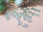 Baby Feet Charms x 30 for jewellery making, Christening, Baby Shower, Keepsakes