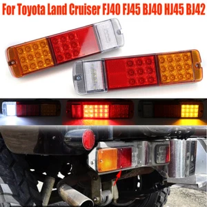 For Toyota Land Cruiser FJ40 FJ45 BJ40 HJ45 BJ42 LED Tail Lamp Rear Lights 2x - Picture 1 of 7