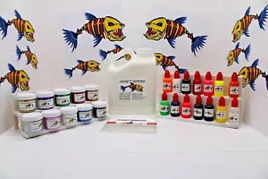 NEU PRO CRAPPIE PANFISH WEICHPLASTIK KÖDER KIT HERSTELLUNGSSET WEICH FLÜSSIG PLASTISOL - Bild 1 von 9