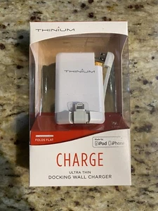 White Thinium Ultra Thin Wall Charger Iphone Ipod TC110LWH1-001 USA Seller - Picture 1 of 2