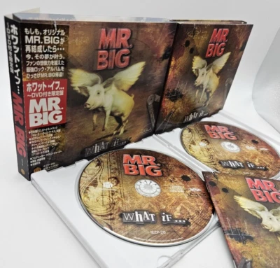 MR. BIG What If... Japan Limited Ed. CD+DVD w/Bonustrack 3Dslipcase Digipak OBI - Image 1 of 4