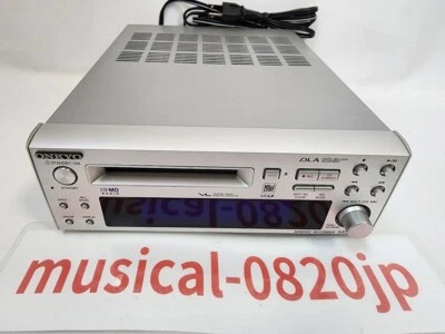 ONKYO MD 105FX Mini Disc Recorder Silver High Speed Audio MD - Image 1 of 4