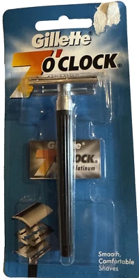 Gillette Double Edge Razor Classic Style Safety Shaver Ft Schick Wilkinson Blade - Image 1 of 4