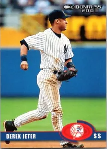 2003 Donruss #154 Derek Jeter HOF - Free Shipping! - Picture 1 of 2