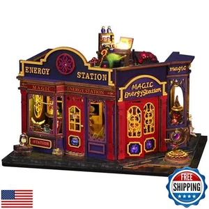 YSWOOD WORLD DIY Miniature House Kit, Mini House Building Kit with LED and Mu - Picture 1 of 5