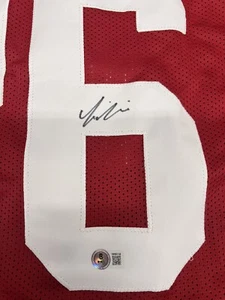 Jam Miller SIGNED Custom Jersey W/Beckett Witness - Picture 1 of 2