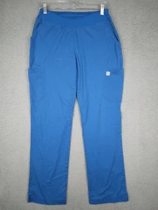Butter-Soft Size S Blue Medical Scrub Pants - Picture 1 of 5