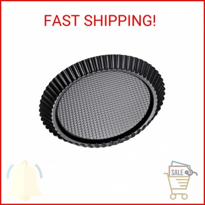 Zenker Non-Stick Carbon Steel Flan/Tart Pan, 11-Inch, grey - Image 1 of 2