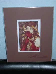 Amy Brown - Faery Gold - Mini Print - SIGNED - Picture 1 of 1