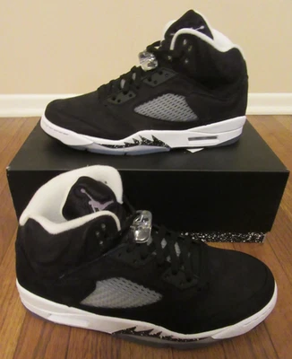 Nike Air Jordan 5 Retro Talla 11.5 Negro Gris Fresco Blanco CT4838 011 Totalmente Nuevas en Caja Foto 1 de 4