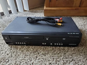 DV220MW9 Magnavox VCR DVD Combo 4 Head Player Working Tested No Remote - Picture 1 of 8