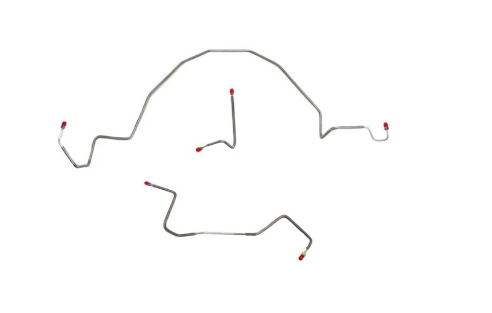 Líneas de freno delanteras para Ford Ranger 98-01 2x2 RWABS disco delantero/tambor trasero TKT9841OM Foto 1 de 2