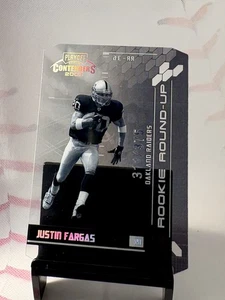 2003 Playoff Contenders Round-Up 258/375 Justin Fargas #RR-36 Rookie - Bild 1 von 2
