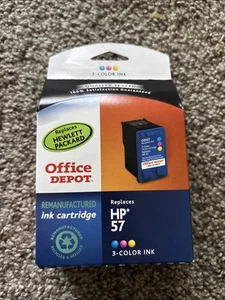Office Depot HP 57 Tri Color Printer Ink NEW - Picture 1 of 2