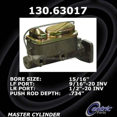 Cilindro maestro de freno centrado para Plymouth Valiant Scamp Duster y Dodge Dart Foto 1 de 3