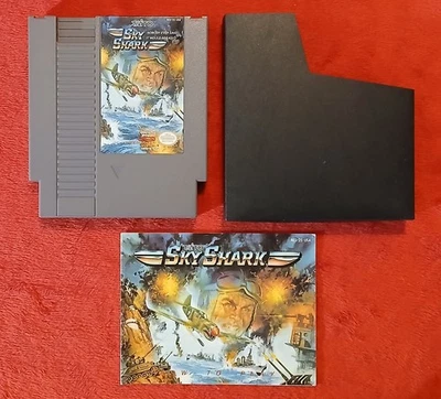 Sky Shark (1989) w/ Manual Nintendo Entertainment System NES Cleaned Tested - Image 1 of 4
