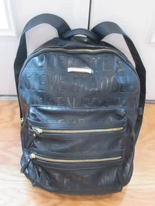 Steve Madden Bprep Embossed Logo Damen Rucksack Tasche Schwarz - Bild 1 von 8