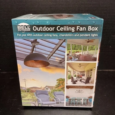 Bell Outdoor Outdoor Ceiling Fan Box. Bronze. PRCF57550BZ. L5 - Image 1 of 3
