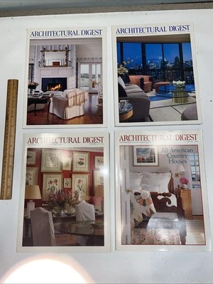 Vintage Architectural Digest Magazine Lot of 4 1993 To 1996 - Image 1 of 4
