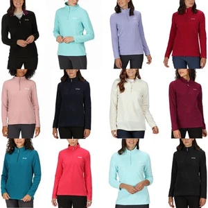 Regatta Womens Sweethart Lightweight 1/2 Zip Outdoor Walking Fleece Pullover - Picture 1 of 95