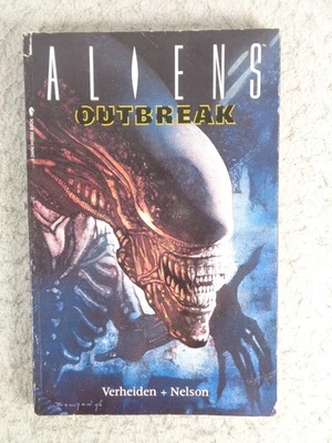 Aliens Outbreak Verheiden Nelson Graphic Novel Dark Horse 1996  PB 1st Edition - Image 1 of 4