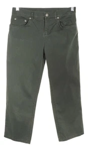 Jones New York Womens Size 6P Cropped Carpi Pants Boyfriend Streth Olive - Picture 1 of 9