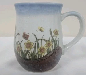 Taza de café MCM Otagiri Margaritas y mariposas Estudio Taza de cerámica JAPÓN - Imagen 1 de 7