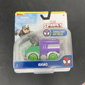 Coche Jazwares Spidey Amazing Friends Amazing Metals - RHINO - NUEVO en CAJA B12 - Imagen 1 de 6