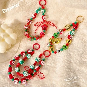 Colorful Bag Pendant Keychain Christmas Phone Charm Rope New Phone Lanyard - Photo 1 sur 21