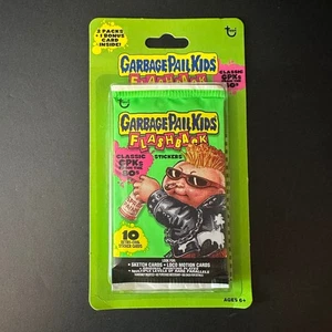 2010 Garbage Pail Kids Flashback 1 Sealed Blister Pack 21 Sticker Cards - Picture 1 of 5