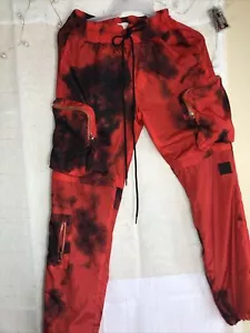 EPTM Nylon Track Pants The Perfect Example Joggers Number 32 Red For Man - Picture 1 of 12