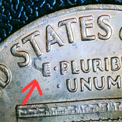 1972 D Dropped Letter "S" Reverse Lincoln Cent Mint Error Unique Rare JG38 - Image 1 of 4