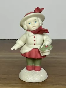 Statuina Department 56 Simple Traditions Holly Lane A Little Holly Basket - Foto 1 di 8